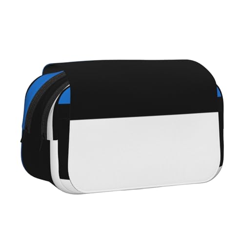 lootpe Federmäppchen mit Estland-Motiv, großes Fassungsvermögen, Markertasche, Schreibwaren-Organizer-Tasche, tragbare Büro-Stifttasche von Lootpe