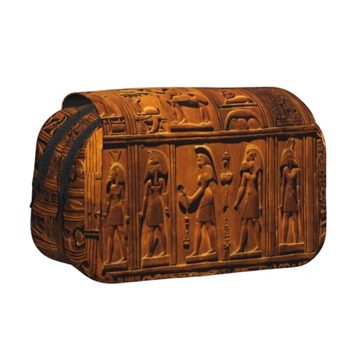 lootpe Federmäppchen mit Indianer-Aufdruck, großes Fassungsvermögen, Markertasche, Schreibwaren-Organizer-Tasche, tragbare Büro-Stifttasche von Lootpe