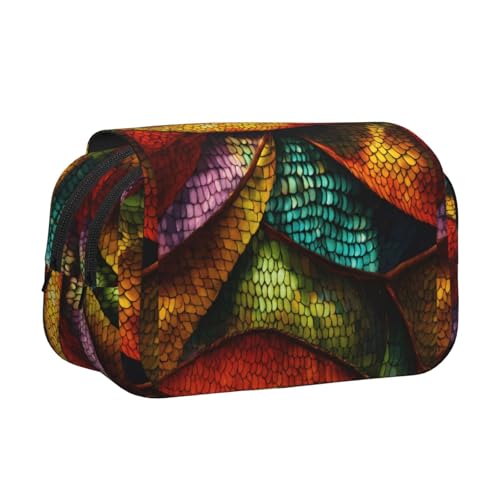 lootpe Federmäppchen mit magischem Muster, großes Fassungsvermögen, Markertasche, Schreibwaren-Organizer-Tasche, tragbare Büro-Stifttasche von lootpe