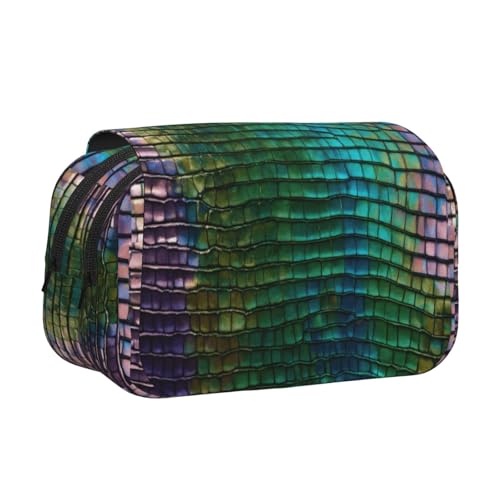 lootpe Federmäppchen mit magischem Muster, großes Fassungsvermögen, Markertasche, Schreibwaren-Organizer-Tasche, tragbare Büro-Stifttasche von lootpe