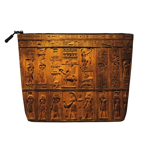 lootpe Reise-Make-up-Tasche mit Indianer-Druck, große Kapazität, Kosmetiktaschen für Frauen, tragbare Kosmetiktasche, Kulturbeutel von lootpe