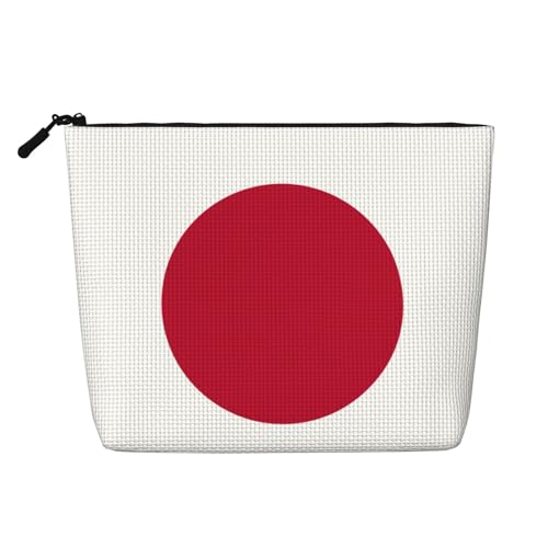 lootpe Reise-Make-up-Tasche mit japanischer Flagge, große Kapazität, Kosmetiktasche für Damen, tragbare Kosmetiktasche, Kulturbeutel von Lootpe