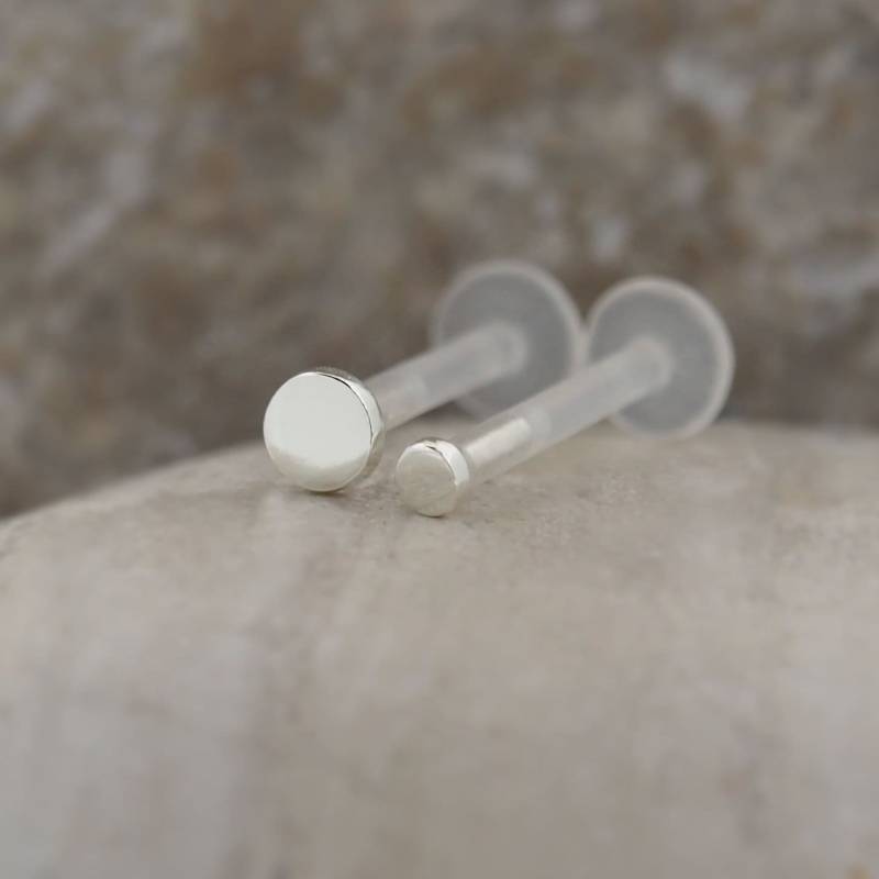 Tragus Helix Piercing 2 Stück Lip Ring Monroe Labret Bolzen Ohr Knorpel Ohrring 16G von lopic