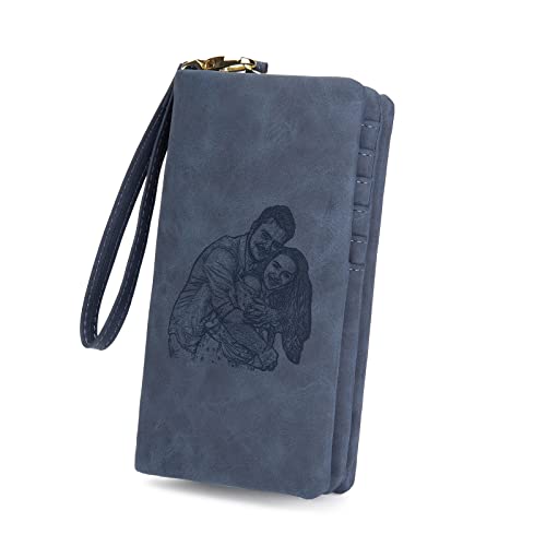 lorajewel Frauen Geldbörsen mit 1-6 Namen Personalisierte Lange Brieftasche mit Foto Portemonnaie aus Leder für Damen Muttertagsgeschenk für Mutti Jahrestag Geburtstag Geschenk lorajewel Frauen Geldbörsen mit 1-6 Namen Personalisierte Lange Brieftasche mit Foto Portemonnaie aus Leder für Damen Muttertagsgeschenk für Mutti Jahrestag Geburtstag Geschenk von lorajewel