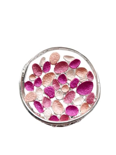 Brosche Magnetbrosche Schal Bekleidung Poncho Textilschmuck Bubbles Fuchsia von lordies