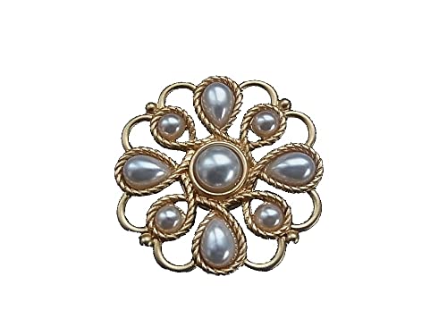 Brosche Magnetbrosche Schal Clip Bekleidung Poncho Taschen Stiefel Perle Gold Matt Brosche Magnetbrosche Schal Clip Bekleidung Poncho Taschen Stiefel Perle Gold Matt von lordies