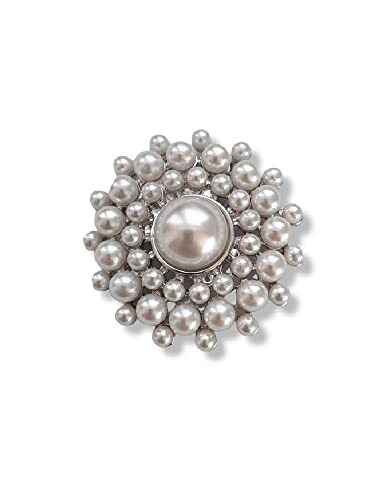 Brosche Magnetbrosche Schal Clip Bekleidung Poncho Taschen Stiefel Perlen Silber Brosche Magnetbrosche Schal Clip Bekleidung Poncho Taschen Stiefel Perlen Silber von lordies