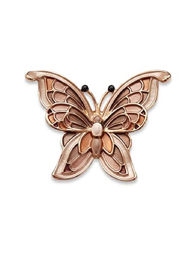 Brosche Magnetbrosche Schal Clip Bekleidung Poncho Taschen Stiefel Schmetterling Rosegold von lordies