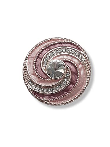 Brosche Magnetbrosche Schal Clip Bekleidung Poncho Taschen Stiefel Textilschmuck Strass Rosegold Rosatöne von lordies