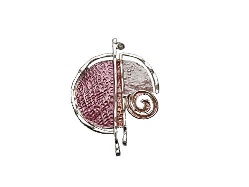 Brosche Magnetbrosche Schal Clip Bekleidung Poncho Taschen Stifel Textilschmuck Rosa von lordies