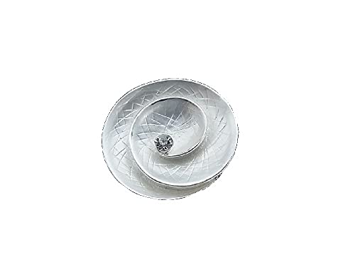 Brosche Magnetbrosche Schal Clip Bekleidung Poncho Taschen Stifel Textilschmuck Silber Strass von lordies