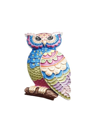 Brosche Magnetbrosche Schal Clip Bekleidung Poncho Taschen Uhu Eule Owl Mehrfarbig von lordies