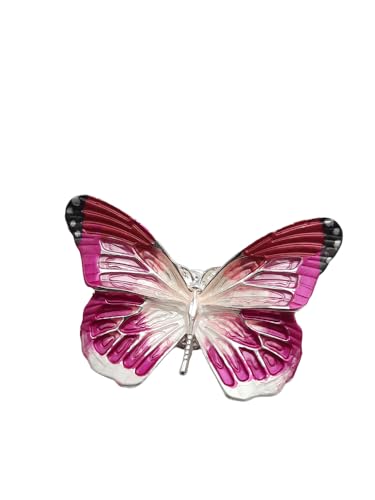 lordies Brosche Magnetbrosche Schal Bekleidung Poncho Textilschmuck Schmetterling Fuchsia von lordies