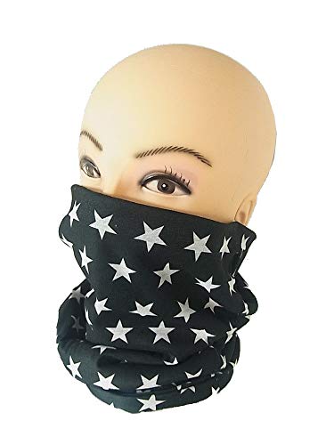 lordies Multifunktionstuch Schlauchtuch Halstuch Loop Schal Winter Fleece Stern Sterne von lordies
