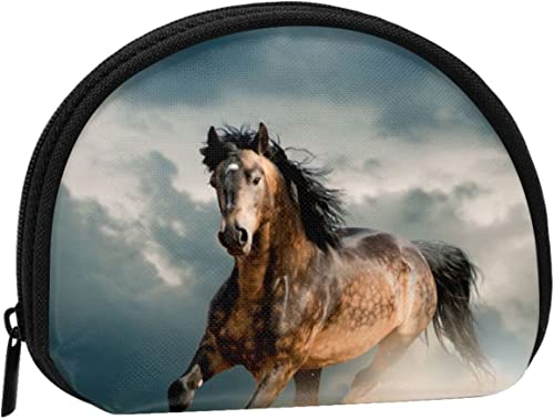 Cool Horse Equine, Brieftasche Shell Make-up Tasche Frauen Aufbewahrungstasche Kleine Geldbörse Shell Wechseltasche von losolese