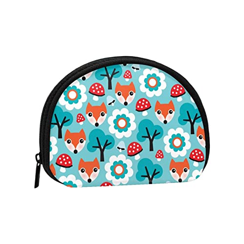 Cute Fox, Geldbörse, Make-up-Tasche, Damen-Aufbewahrungstasche, kleine Münzbörse, Münztasche von losolese