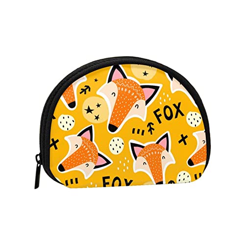 Funny Fox, Geldbörse, Make-up-Tasche, Damen-Aufbewahrungstasche, kleine Münzbörse, Kleingeldtasche von losolese