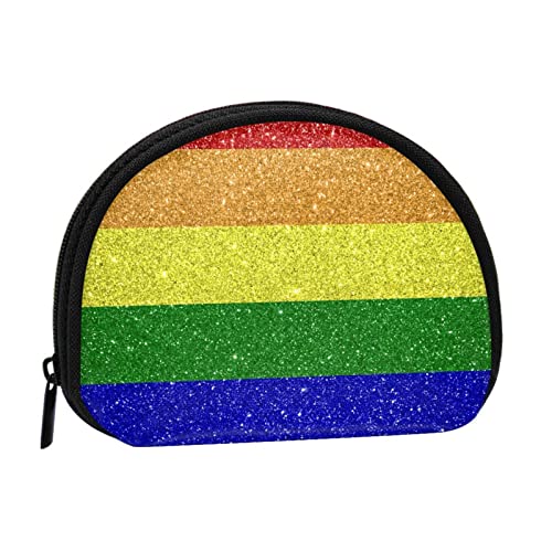 Gay Pride Regenbogenflagge, Geldbörse, Make-up-Tasche, Damen-Aufbewahrungstasche, kleine Geldbörse, Münzgeldbeutel von losolese