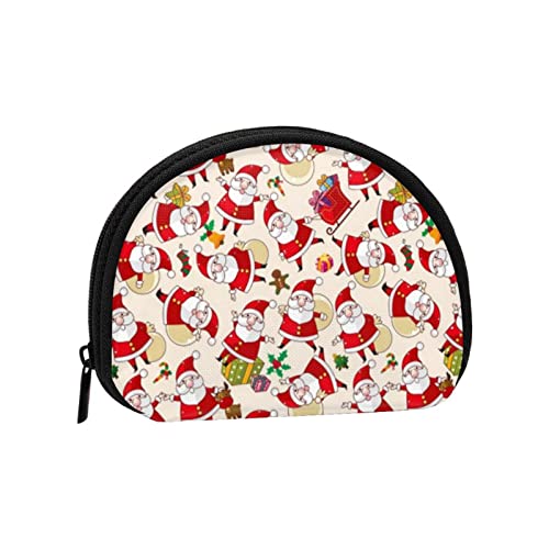 Weihnachten Weihnachtsmann Weihnachten, Brieftasche Shell Make-up Tasche Frauen Aufbewahrungstasche Kleine Geldbörse Shell Wechseltasche von losolese