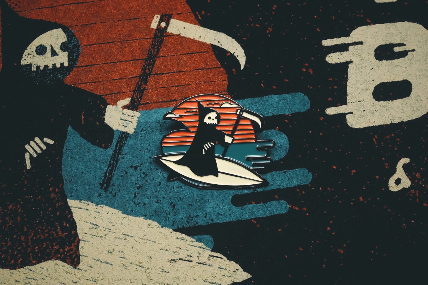 Life's A Beach Emaille Anstecker Pin Anstecknadel von lostlustsupply