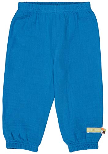 Loud + Proud Kinder-Unisex Musselin Hose, Cobalt, 62/68 von loud + proud