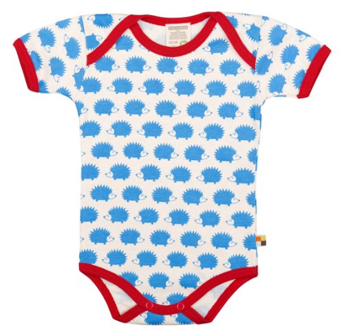 Loud + Proud Unisex - Baby Body 201, Gr. 80 (Herstellergröße: 74/80), Blau (Sky Sk) von loud + proud