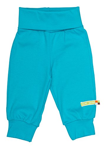 loud + proud Unisex Baby Hose M401, Gr. 80 (Herstellergröße: 74/80), Türkis (Aqua aq) von loud + proud