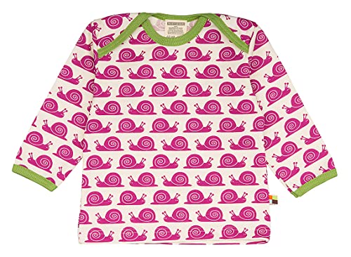 loud + proud Unisex Baby Langarm aus Bio Baumwolle, Gots Zertifiziert Sweatshirt, Violett (Fuchsia Fu), 62-68 EU von loud + proud