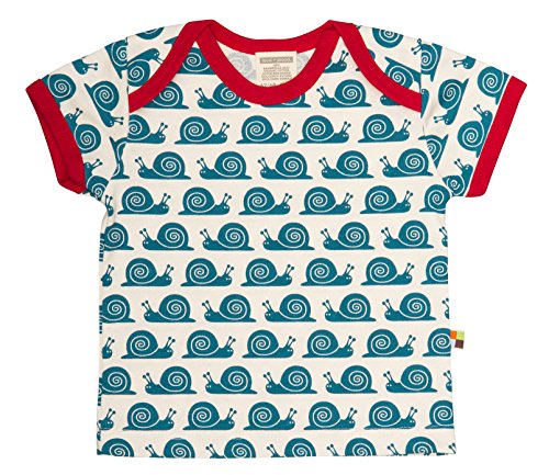loud + proud Unisex Baby T-Shirt 204, Gr. 68 (Herstellergröße: 62/68), Blau (Ink in) von loud + proud