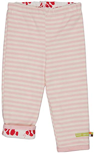 Loud + Proud Unisex Baby Wendehose, GOTS Zertifiziert Hose, Rosé, 62/68 von loud + proud