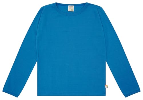 Shirt Langarm Uni mit Rippe aus Biobaumwolle, GOTS Zertifiziert von loud + proud