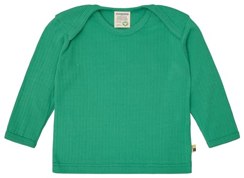 Shirt Langarm Uni mit Rippe aus Biobaumwolle, GOTS Zertifiziert von loud + proud