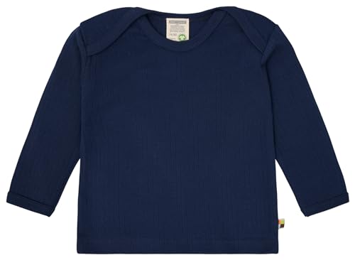 Shirt Langarm Uni mit Rippe aus Biobaumwolle, GOTS Zertifiziert von loud + proud