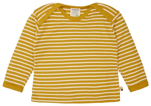 Shirt Langarm gestreift mit Rippe aus Biobaumwolle, GOTS Zertifiziert von loud + proud