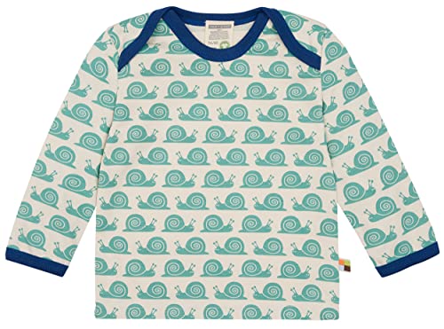Shirt Langarm mit Print Schnecke, GOTS Zertifiziert von loud + proud