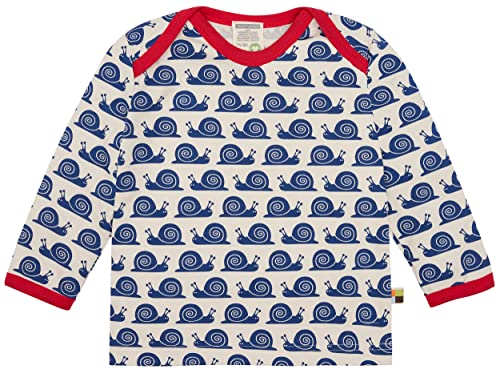 Shirt Langarm mit Print Schnecke, GOTS Zertifiziert von loud + proud