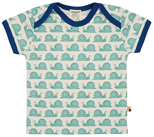 T-Shirt mit Print Schnecke, GOTS Zertifiziert von loud + proud