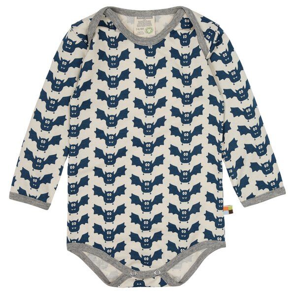loud + proud Baby Body Langarm, GOTS-zertifiziert von loud + proud