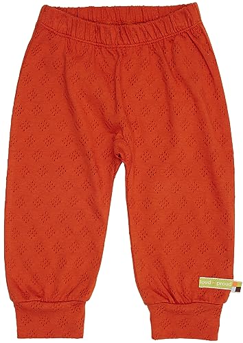 loud + proud Baby - Mädchen Jacquard Strick, GOTS Zertifiziert Hose, Terracotta, 92 EU von loud + proud