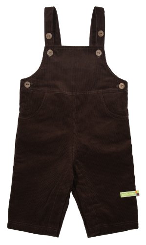 loud + proud Baby-Unisex 409 Latzhose, Braun (Chocolate), 62/68 von loud + proud