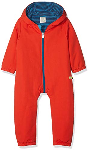 loud + proud Baby - Unisex Wasserabweisender, wattierter Overall Schneeanzug, per Pack Orange (Sunrise su), 56 (Herstellergröße: 56) von loud + proud