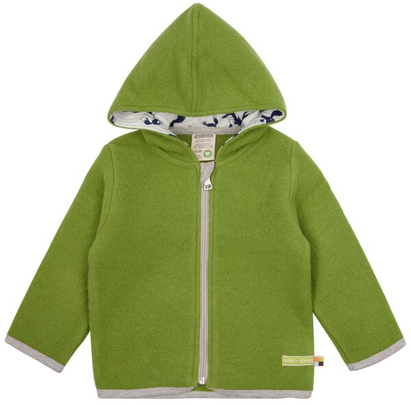 loud + proud Baby & Kinder Jacke Wollfleece, GOTS-zertifiziert von loud + proud