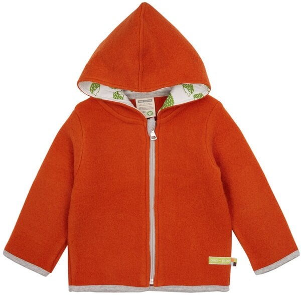 loud + proud Baby & Kinder Jacke Wollfleece, GOTS-zertifiziert von loud + proud