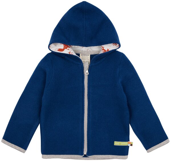 loud + proud Baby & Kinder Jacke Wollfleece, GOTS-zertifiziert von loud + proud