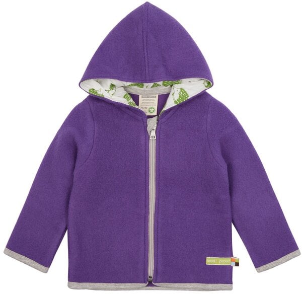 loud + proud Baby & Kinder Jacke Wollfleece, GOTS-zertifiziert von loud + proud