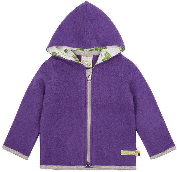 loud + proud Baby & Kinder Jacke Wollfleece, GOTS-zertifiziert von loud + proud