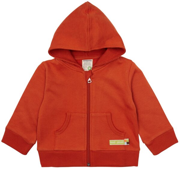 loud + proud Baby & Kinder Sweatjacke, GOTS-zertifiziert von loud + proud