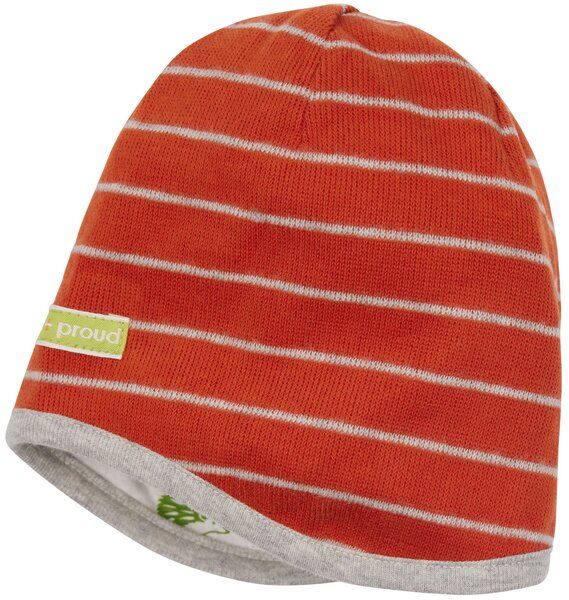 loud + proud Baby & Kinder Wendemütze Ringel, GOTS-zertifiziert von loud + proud