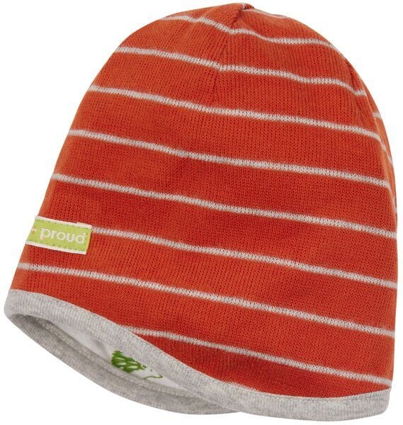 loud + proud Baby & Kinder Wendemütze Ringel, GOTS-zertifiziert von loud + proud