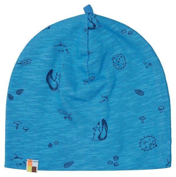 loud + proud Babys & Kinder Beanie aus Slub Jersey mit Druck, GOTS-zertifiziert von loud + proud